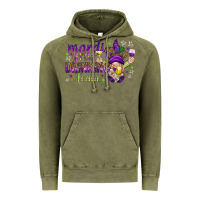 Vintage Olive Mardi Gras drinking team with gnome Vintage Hoodie - HowdyJamesFarm