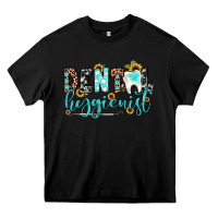 Black dental hygienist Heavy Core Tee - JahusDesignShop
