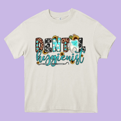 Dental Hygienist Heavy Core Tee Designed By Jahusdesignshop