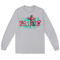 Faith Breast Cancer Long Sleeve Tee | Teevron