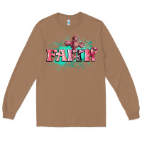 Toasted Coconut faith breast cancer Long Sleeve Tee - CowGirlArtShop