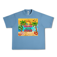 Pebble Blue life is better with at the beach Urban Heavy Tee - TumblerDesignByShophia