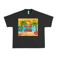 Pigment Black life is better with at the beach Urban Heavy Tee - TumblerDesignByShophia