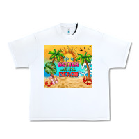 White life is better with at the beach Urban Heavy Tee - TumblerDesignByShophia