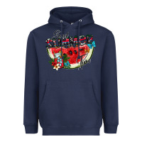 Navy sweet summer time Heavyweight Hoodie - SublimationCraftShop