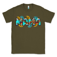 Army Green western mama Classic Tee - RanaPortraitStore