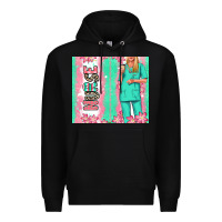 Black nurse  blonde woman Premium Hoodie - RanaPortraitStore