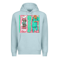 Blue Mist nurse  blonde woman Premium Hoodie - RanaPortraitStore
