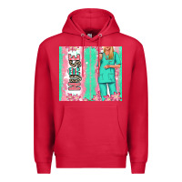 Cardinal nurse  blonde woman Premium Hoodie - RanaPortraitStore