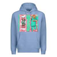 Colony Blue nurse  blonde woman Premium Hoodie - RanaPortraitStore