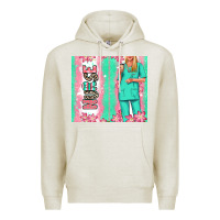 Oatmeal Heather nurse  blonde woman Premium Hoodie - RanaPortraitStore