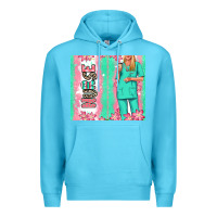Ocean Blue nurse  blonde woman Premium Hoodie - RanaPortraitStore