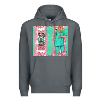 Rock nurse  blonde woman Premium Hoodie - RanaPortraitStore