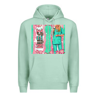 Seafoam nurse  blonde woman Premium Hoodie - RanaPortraitStore