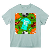 Arona soccer ball uniform and shoes seamless pattern Heavy Core Tee - BundleAndBundleShop