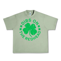 Oil Green dibs on the redhead  st patricks day Urban Heavy Tee - lanVoArt