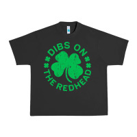 Pigment Black dibs on the redhead  st patricks day Urban Heavy Tee - lanVoArt