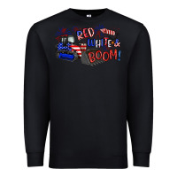 Black red white and boom Premium Sweatshirt - Artiststas