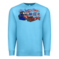 Ocean Blue red white and boom Premium Sweatshirt - Artiststas