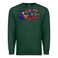 Sports Green red white and boom Premium Sweatshirt - Artiststas