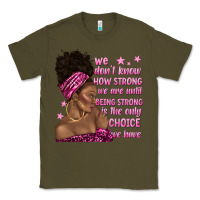 Army Green afro woman cancer Classic Tee - texasbilliewilder