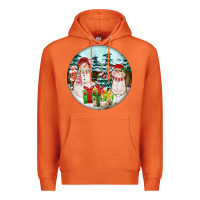 Carrot Christmas snowman Premium Hoodie - FaDigitalArtStudio