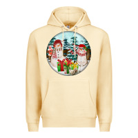 Pina Colada Christmas snowman Premium Hoodie - FaDigitalArtStudio