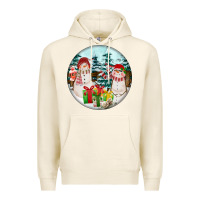 Tofu Christmas snowman Premium Hoodie - FaDigitalArtStudio