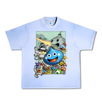 Grape Ice dragon quest slime print Urban Heavy Tee - lanVoArt
