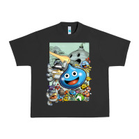 Pigment Black dragon quest slime print Urban Heavy Tee - lanVoArt