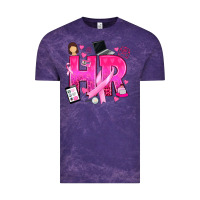 Cloud Purple breast cancer hr human resources Vintage Tee - texasbilliewilder