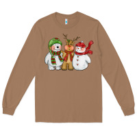 Toasted Coconut christmas polar bear reindeer and snowman Long Sleeve Tee - CowGirlArtShop
