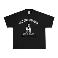Black Trending Split Rock Lighthouse Minnesota State Park Urban Heavy Tee - lanVoArt