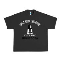 Pigment Black Trending Split Rock Lighthouse Minnesota State Park Urban Heavy Tee - lanVoArt