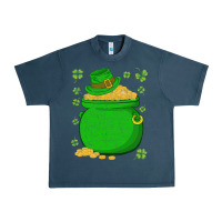 Midnight Navy ireland leprechaun hat pot of gold irish st patricks day Urban Heavy Tee - lanVoArt