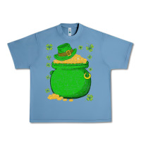 Pebble Blue ireland leprechaun hat pot of gold irish st patricks day Urban Heavy Tee - lanVoArt
