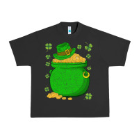 Pigment Black ireland leprechaun hat pot of gold irish st patricks day Urban Heavy Tee - lanVoArt