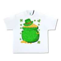 White ireland leprechaun hat pot of gold irish st patricks day Urban Heavy Tee - lanVoArt