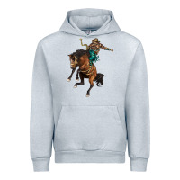 Heather Grey western horse rodeo Urban Hoodie - BarkalooDesign