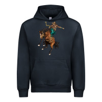 Navy western horse rodeo Urban Hoodie - BarkalooDesign