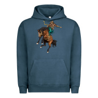 Pigment Midnight Navy western horse rodeo Urban Hoodie - BarkalooDesign