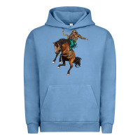 Pigment Pebble Blue western horse rodeo Urban Hoodie - BarkalooDesign