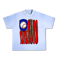Grape Ice leopard baseball flag Urban Heavy Tee - JahusDesignShop