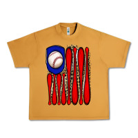 Peanut Butter leopard baseball flag Urban Heavy Tee - JahusDesignShop