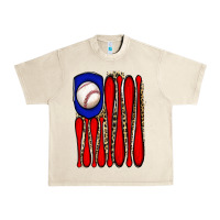 Sandshell leopard baseball flag Urban Heavy Tee - JahusDesignShop