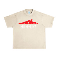 Sandshell funny eat healthy sexy tee mens rude valentine day gifts Urban Heavy Tee - lanVoArt