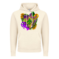 Vintage Artic Mardi Gras heart Vintage Hoodie - HowdyJamesFarm