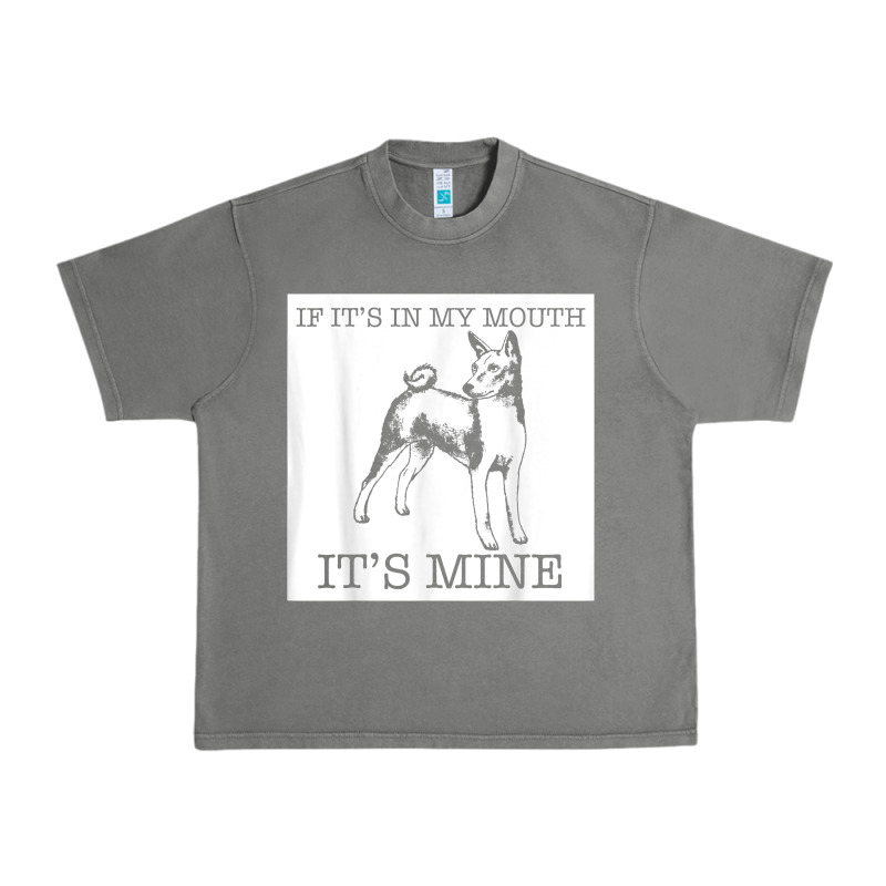 Basenji Funny Dog Lover Gift T Shirt Urban Heavy Tee by lanVoArt | Teevron