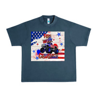 Midnight Navy firework crusher 4th of july Urban Heavy Tee - TumblerDesignByShophia