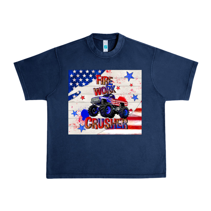 Firework Crusher 4th Of July Urban Heavy Tee by TumblerDesignByShophia | Teevron